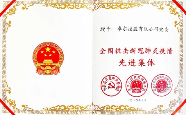 2－卓尔荣荣“全国抗击新冠肺炎疫情先进集体”称号.jpg